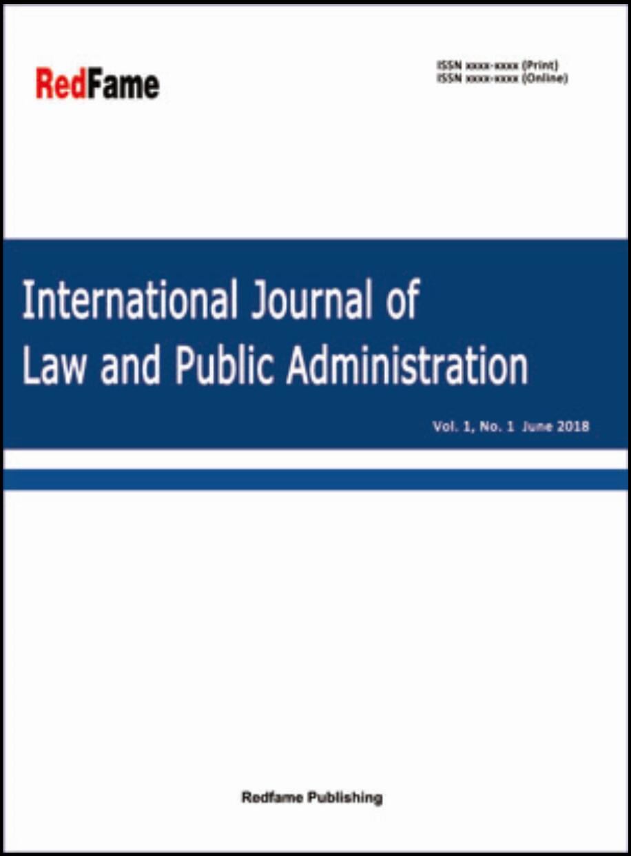 International Journal Of Law And Public Administration